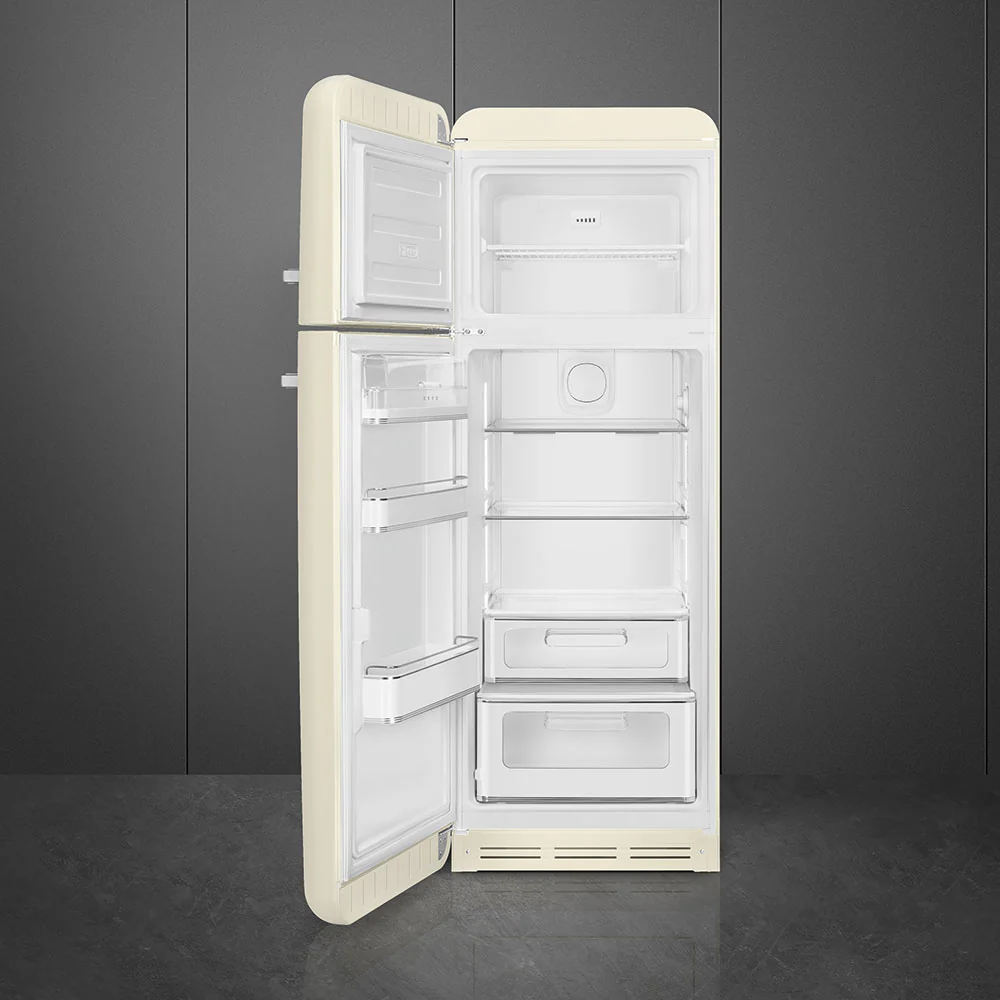 *OPEN BOX* Smeg 60cm Retro Style 80/20 Fridge Freezer, Left Hand Hinge - Cream || FAB30LCR5UK - Image 3