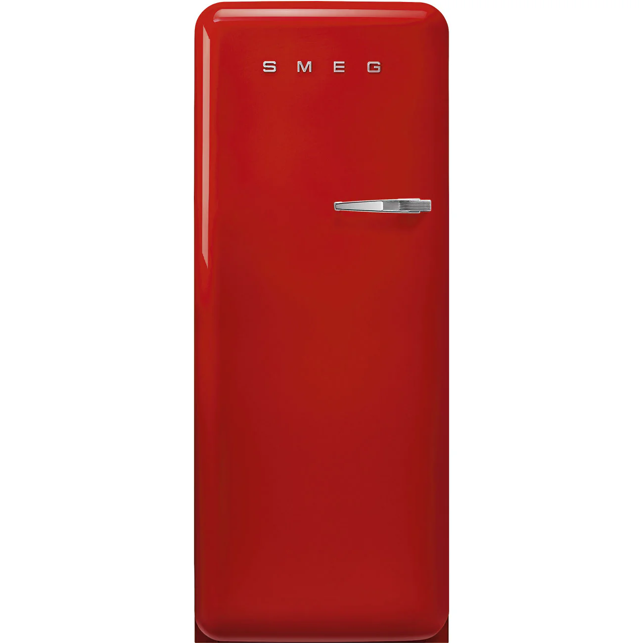 Smeg 60cm Retro Style Fridge With Icebox (6), Left Hand Hinged - Red | SMG FAB28LRD6UK