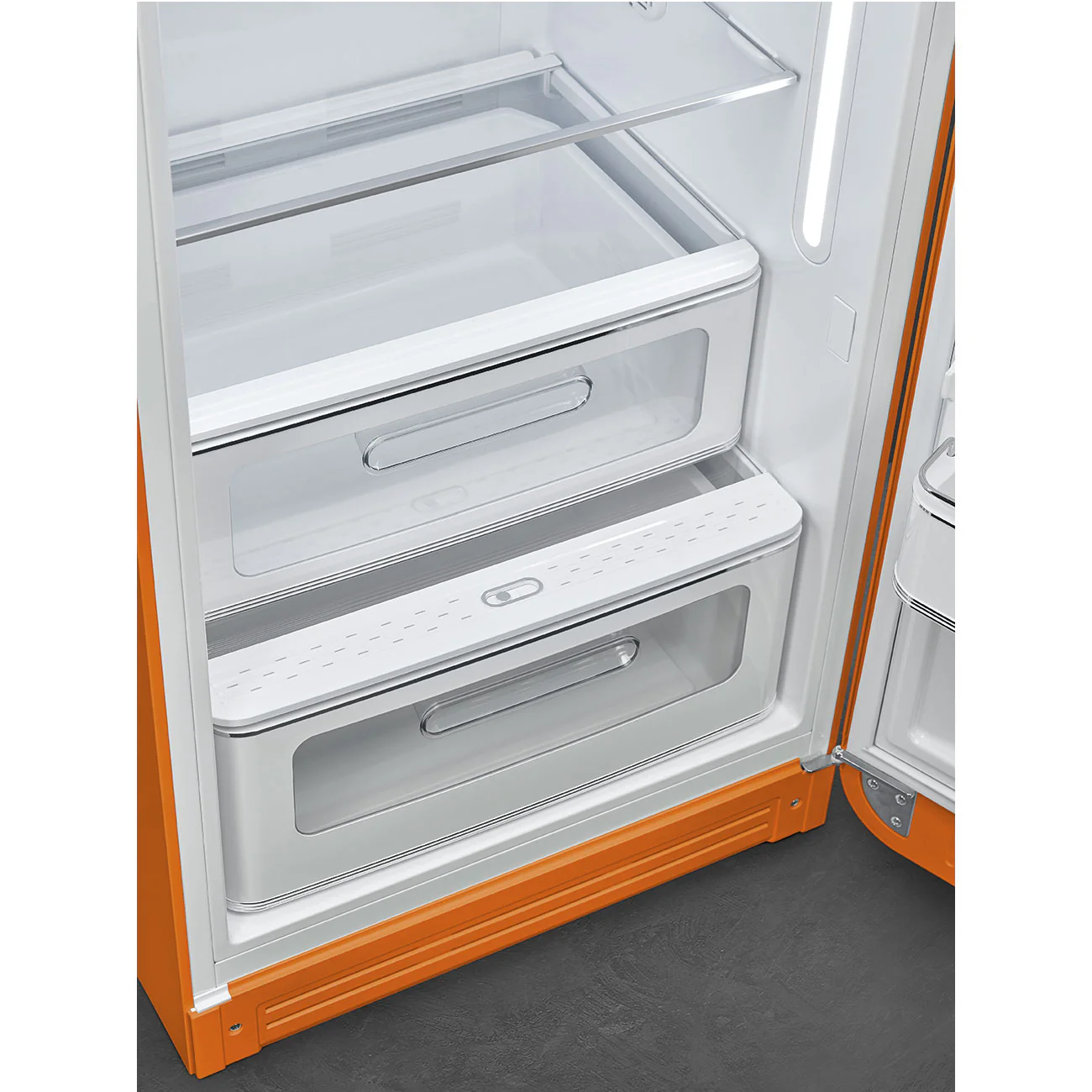 Smeg 60cm Retro Style Fridge With Icebox (6), Right Hand Hinged - Orange | SMG FAB28ROR6 - Image 5