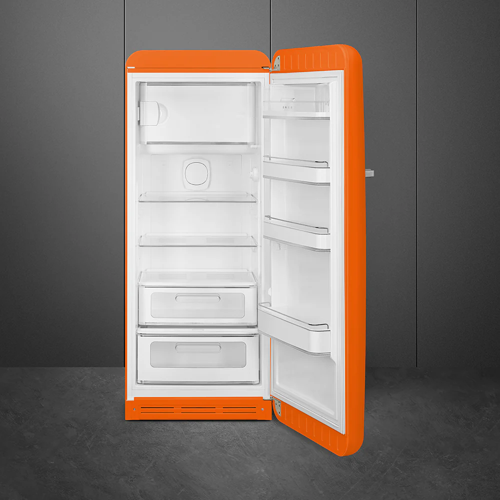 Smeg 60cm Retro Style Fridge With Icebox (6), Right Hand Hinged - Orange | SMG FAB28ROR6 - Image 7