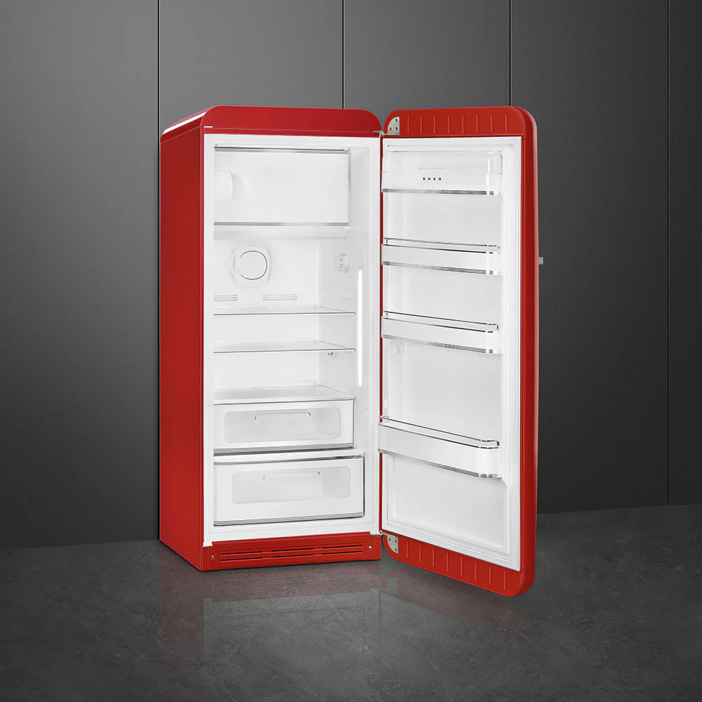 Smeg 60cm Retro Style Fridge With Icebox (6), Right Hand Hinged - Red | SMG FAB28RRD6UK - Image 2