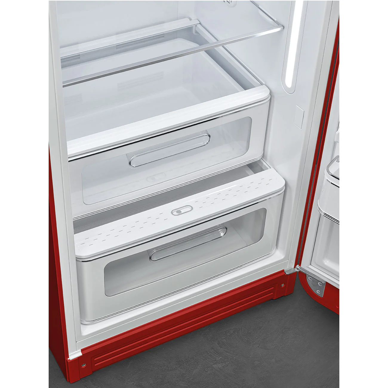 Smeg 60cm Retro Style Fridge With Icebox (6), Right Hand Hinged - Red | SMG FAB28RRD6UK - Image 7