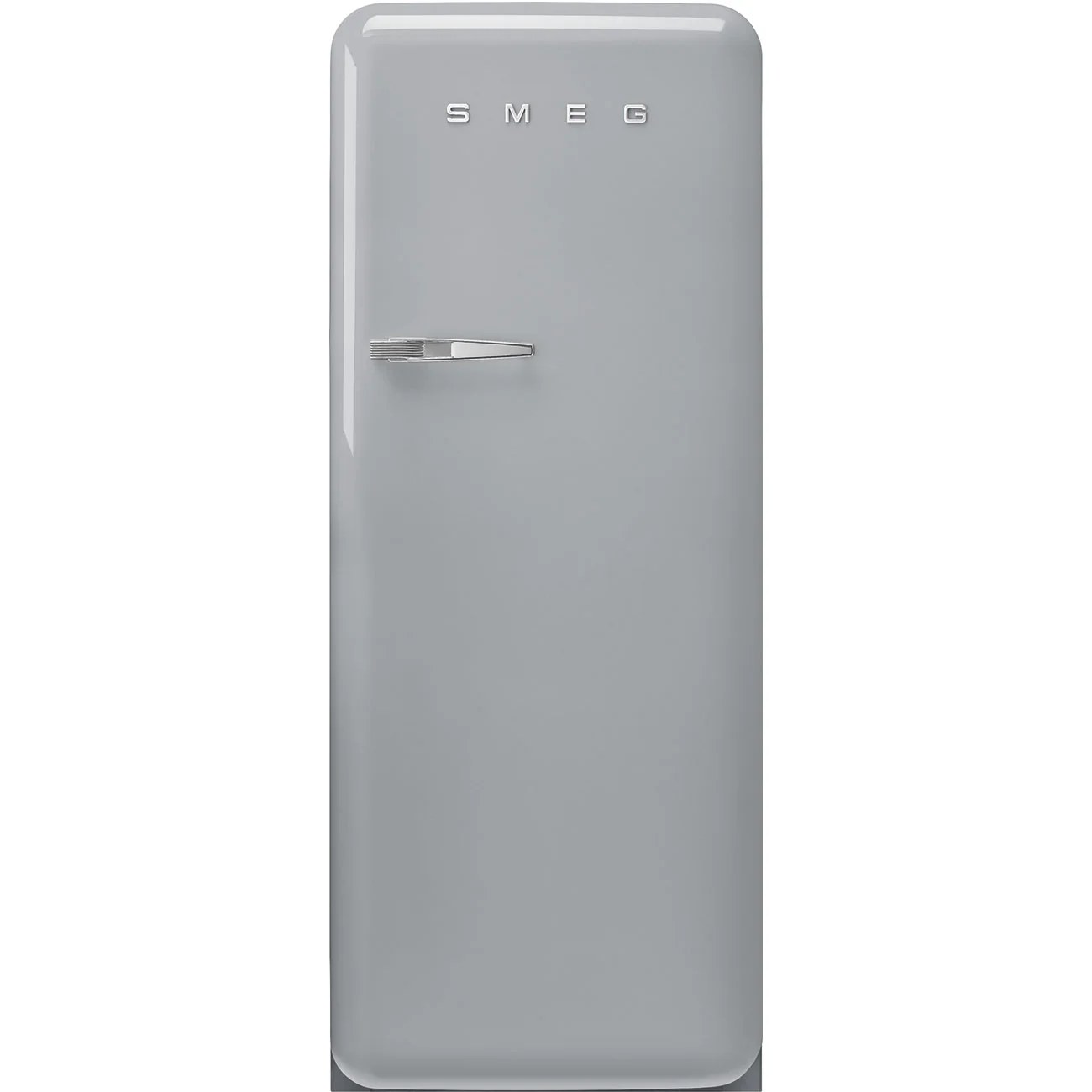 Smeg 60cm Retro Style Fridge With Icebox (6), Right Hand Hinged - Silver | SMG FAB28RSV6