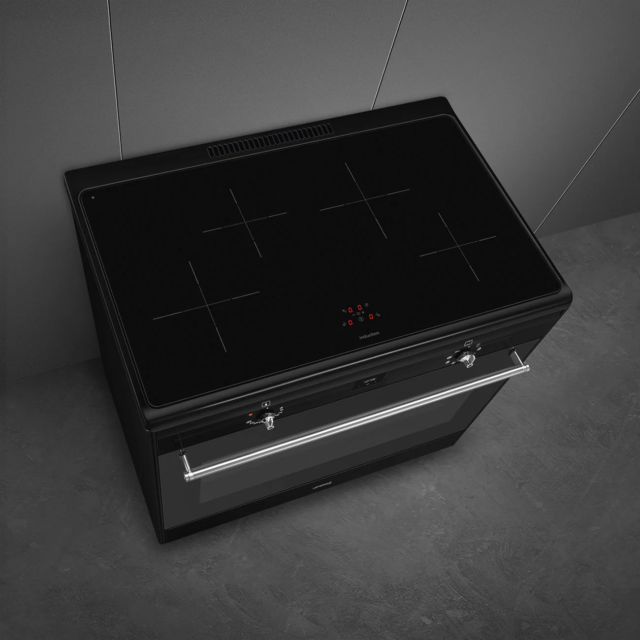 Smeg 90x60 cm Concert Classic Full Electric Cooker with Induction Hob - Black | SMG CX91IMBL - Image 6