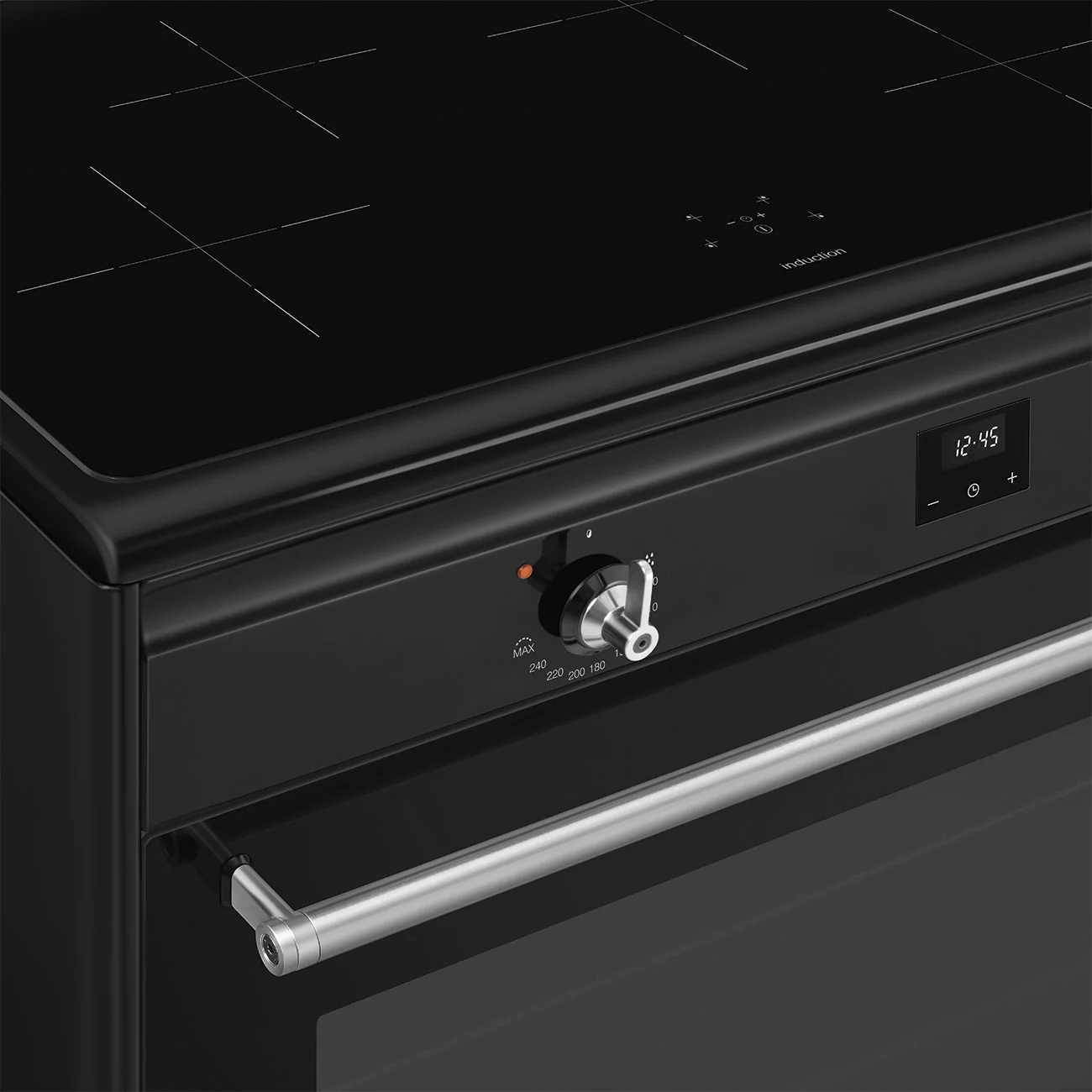 Smeg 90x60 cm Concert Classic Full Electric Cooker with Induction Hob - Black | SMG CX91IMBL - Image 8