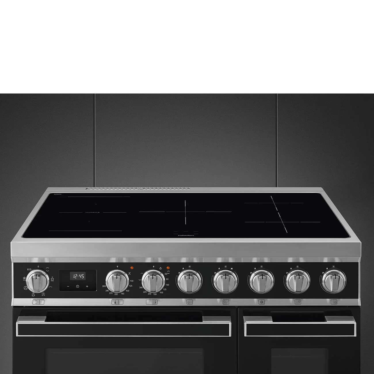 Smeg 90x60 cm Portofino Full Electric Cooker with Induction Hob - Black | SMG CPF92IMBL - Image 6