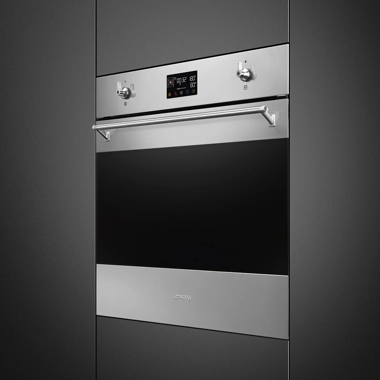 Smeg Classic 60cm Built-In SteamOne Single Oven, Combi Steam, Pyrolytic - Stainless steel | SMG SOP6302S2PX - Image 3