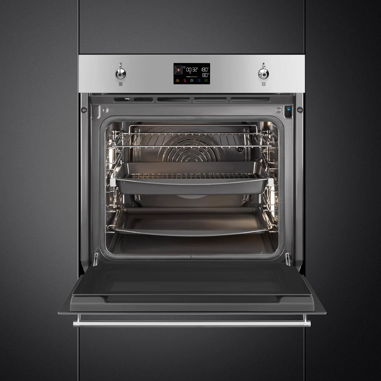 Smeg Classic 60cm Built-In SteamOne Single Oven, Combi Steam, Pyrolytic - Stainless steel | SMG SOP6302S2PX - Image 7