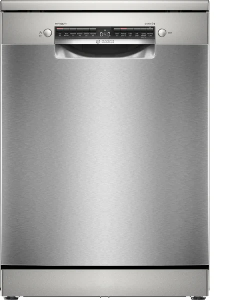 Bosch Series 6, free-standing dishwasher, 60 cm - Brushed steel anti-fingerprint | BSH SMS6ZCI10G - Image 2