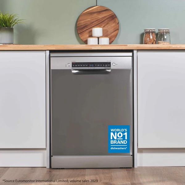 Bosch Series 6, free-standing dishwasher, 60 cm - Brushed steel anti-fingerprint | BSH SMS6ZCI10G - Image 6