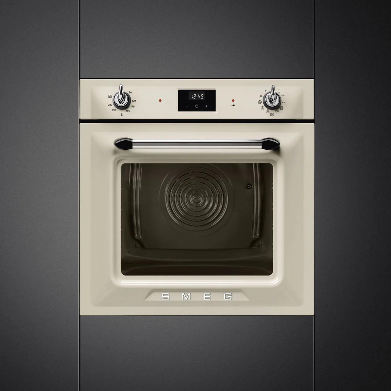 Smeg Victoria 60cm Built-In Traditional Pyro Single Oven - Cream || SOP6900TP - Image 10