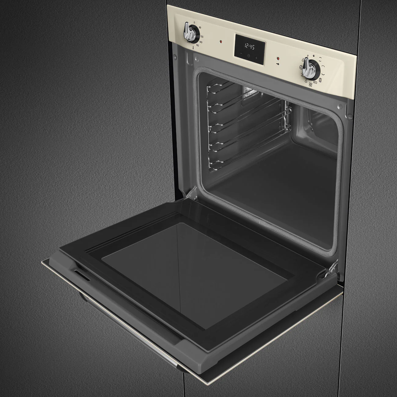 Smeg Victoria 60cm Built-In Traditional Pyro Single Oven - Cream || SOP6900TP - Image 7