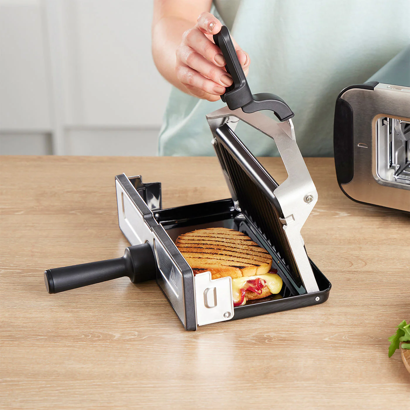 NINJA FOODI 3-IN-1 Toaster, Grill & Panini Press - Black | ST200UK - Image 6