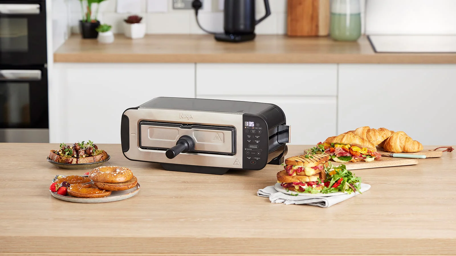 NINJA FOODI 3-IN-1 Toaster, Grill & Panini Press - Black | ST200UK - Image 8