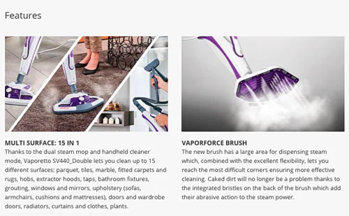 Polti Vaporetto Steam Cleaner Double | SV440-DOUBLE - Image 10