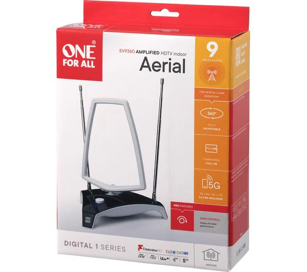 One For All Digital Amplified Indoor Antenna | SV9360-5G - Image 2