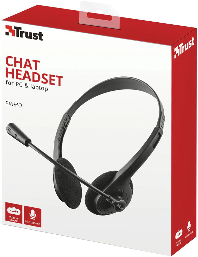 Trust Primo PC Chat Headset | T21665 - Image 6