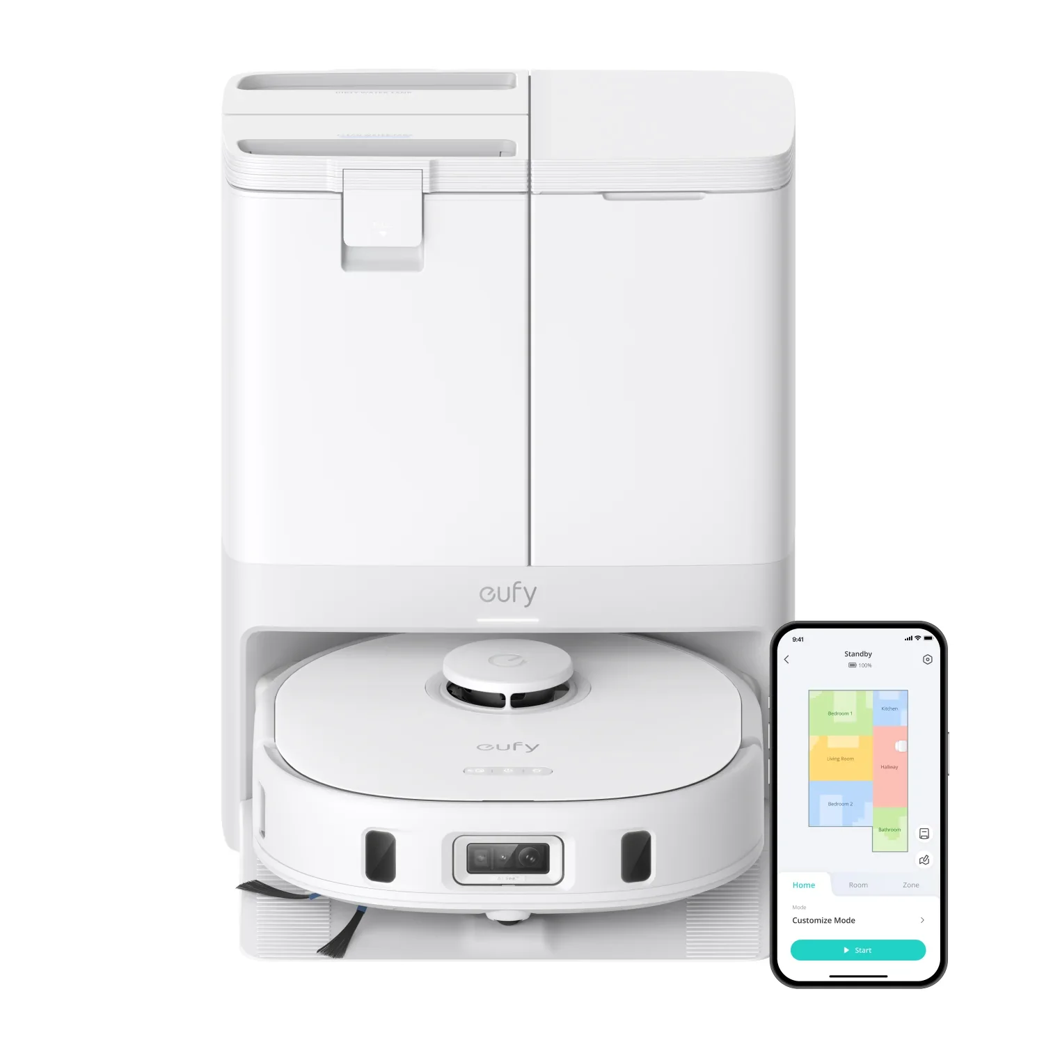 Eufy X10 Pro Omni Robot Vacuum Ultimate Bundle - White | T2351221 - Image 2