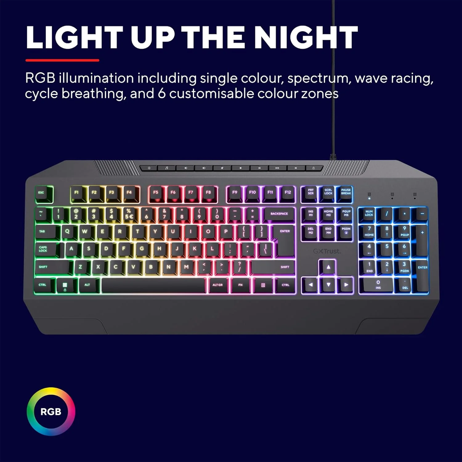 TRUST Gaming GXT 836 Evocx Gaming Keyboard | T24726 - Image 11