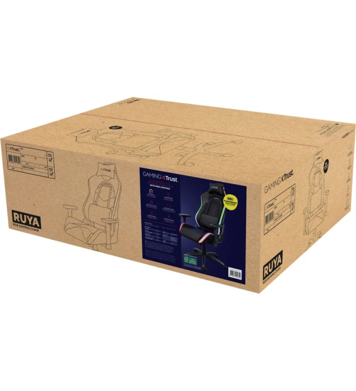 *OPEN BOX* TRUST GXT 719 Ruya RGB Gaming Chair | T25488 - Image 4
