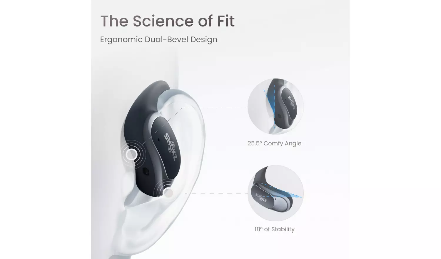 Shokz OpenFit Air In-Ear True Wireless Earbuds - Black || T511BK - Image 4