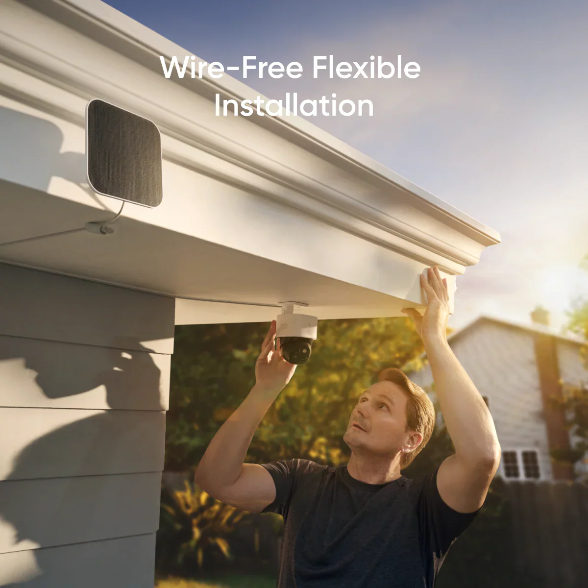 EUFY SoloCam S340 Wireless Outdoor Security Camera with Dual Lens and Solar Panel | T81703W1 - Image 6