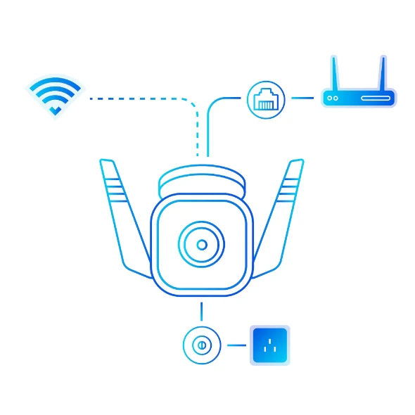 TP-LINK Outdoor Security Wi-Fi Camera IP66 3MP DAY/NIGHT - White | TAPO C310 - Image 4