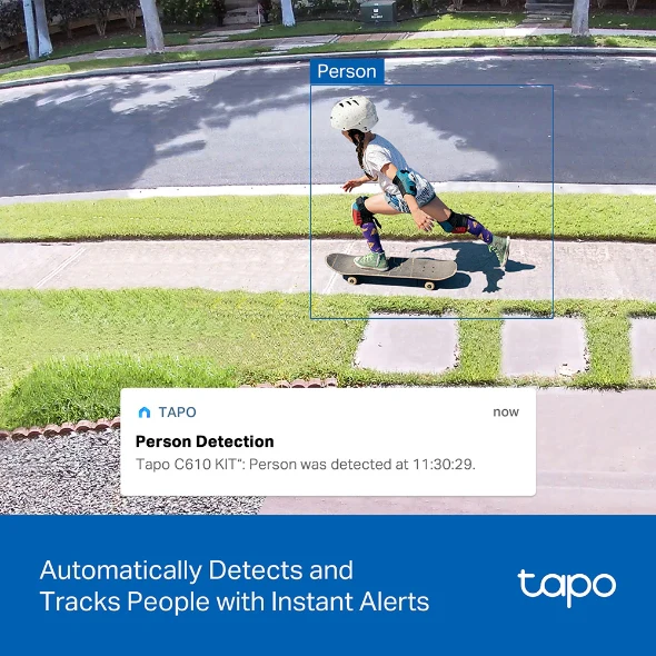 Tapo Solar-Powered Pan/Tilt Security Camera Kit | Tapo C610 KIT - Image 10