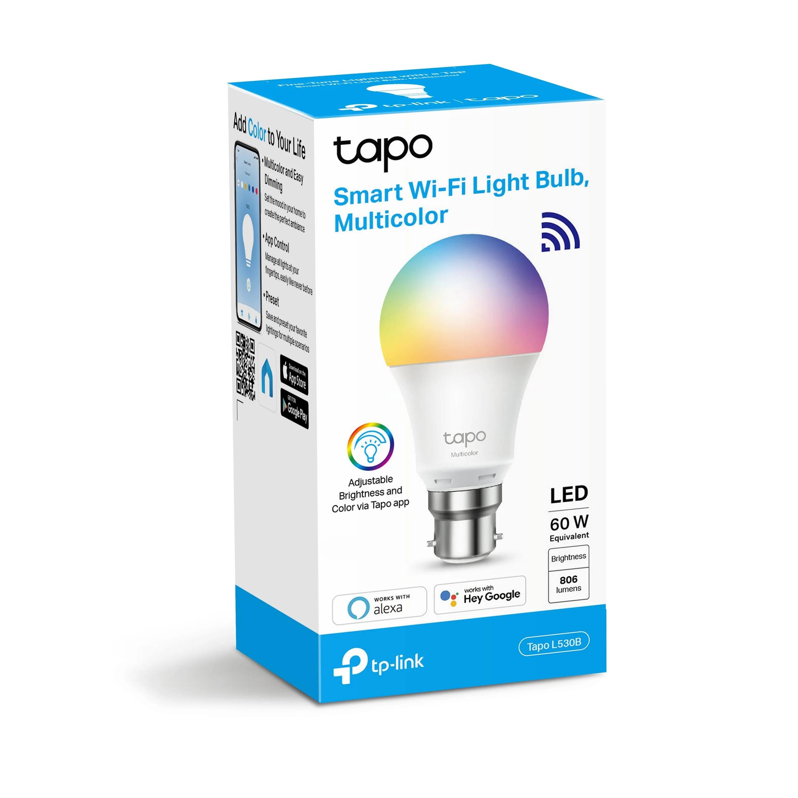 TP-LINK Tapo Smart Multicolour Bulb Bayonet | TAPO L530B - Image 10