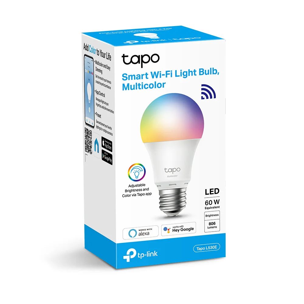 TP-LINK Tapo Smart WiFi Multicolour Bulb Screw | TAPO L530E - Image 7