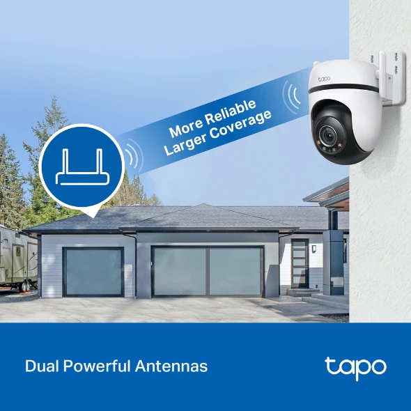 TP-Link Outdoor Pan Tilt Security Wi-Fi Camera || TAPOC520WS - Image 6