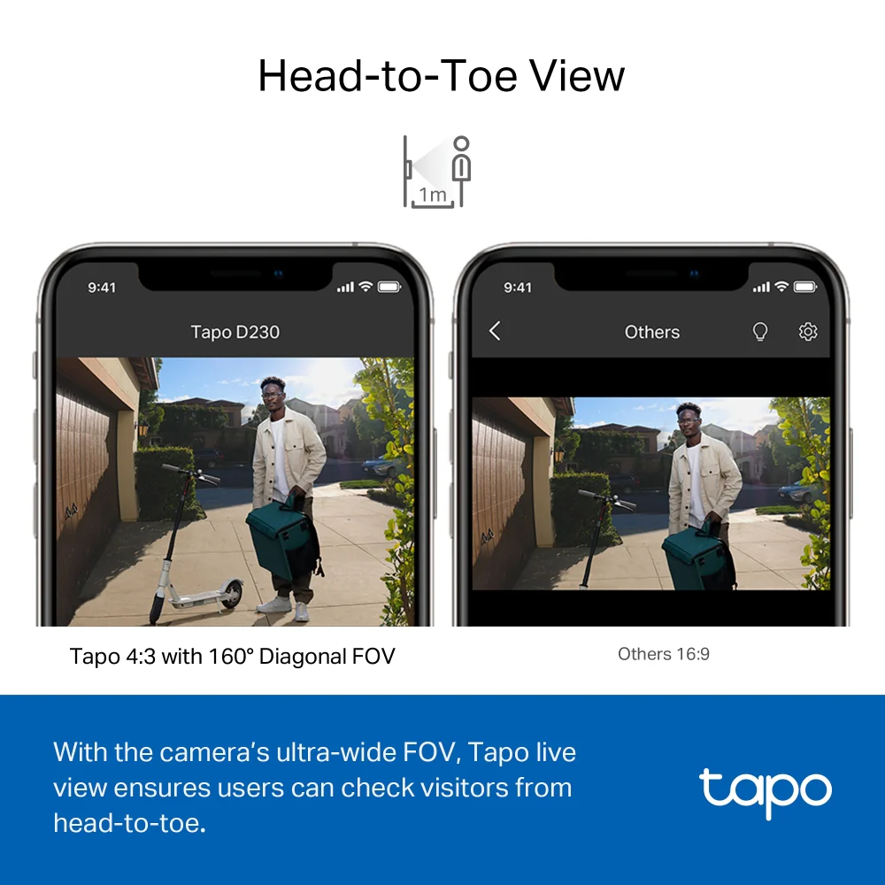 Tapo Doorbell Smart Video Camera Kit Inc Hub | TAPOD230S1 TP-LINK - Image 4