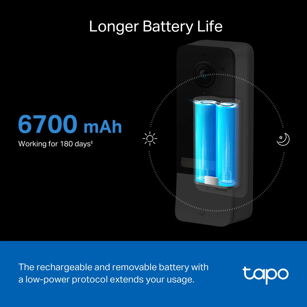 Tapo Doorbell Smart Video Camera Kit Inc Hub | TAPOD230S1 TP-LINK - Image 6