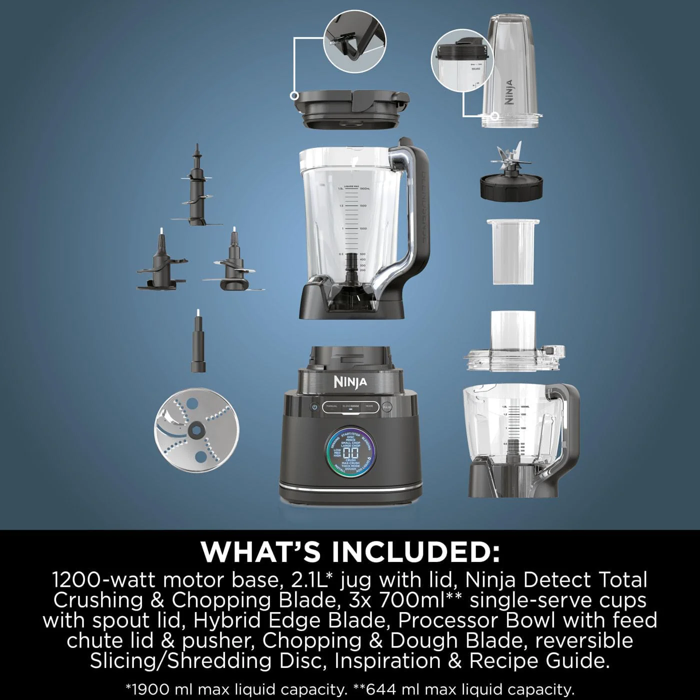 Ninja Detect Power Blender & Processor Pro | TB401UK - Image 4