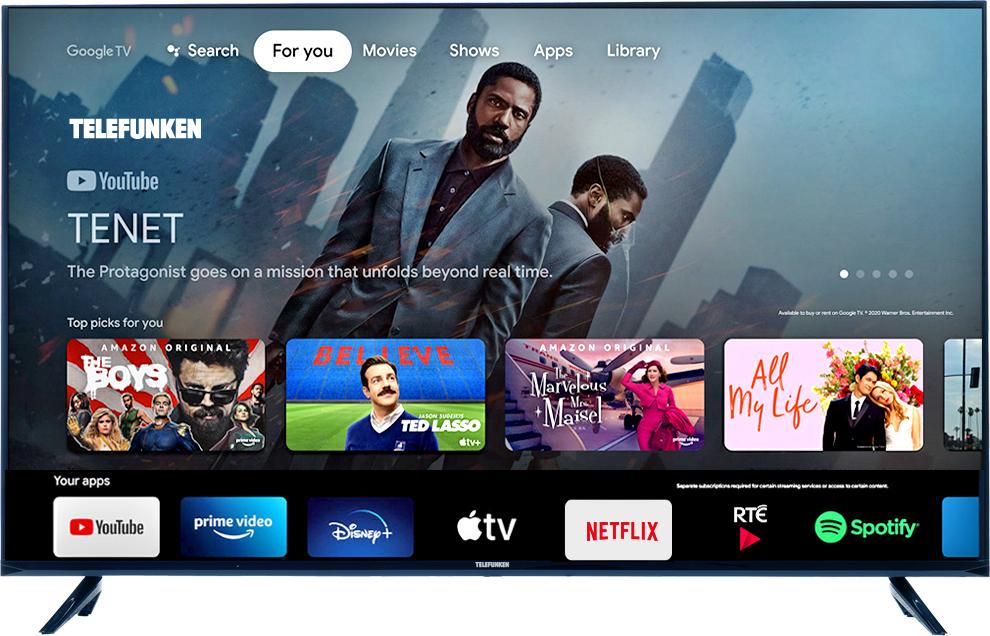 Telefunken N18 50ā³ DLED UHD Google Smart TV | TIS N18H-TF-GL5030 - Image 3