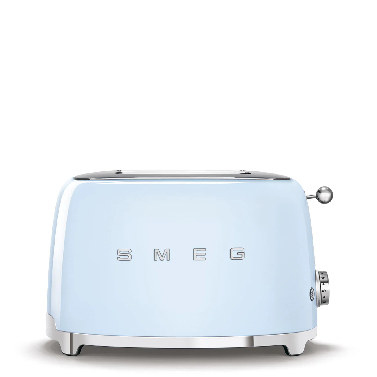 SMEG 50's Style 2 Slice, 2 Slot Toaster Gloss - Pastel Blue | TSF01PBUK
