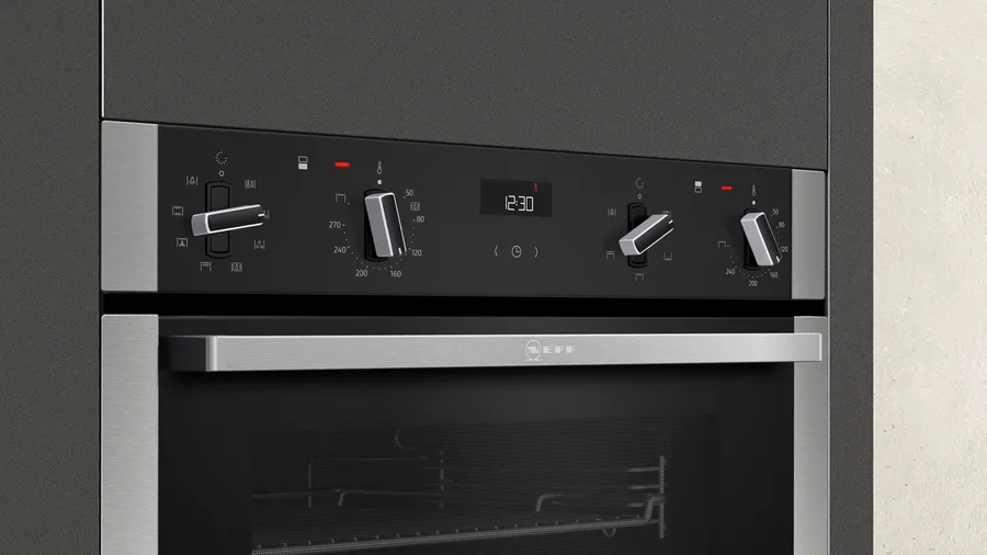 *OPEN BOX* NEFF Electrical Double Oven - Stainless Steel | U1ACE2HN0B - Image 2