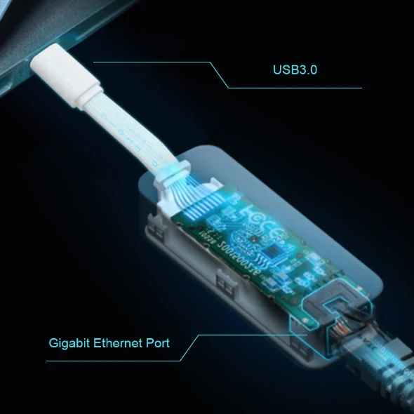TP-LINK USB 3.0 Type-C to Gigabit Ethernet Network Adapter | UE300C - Image 5