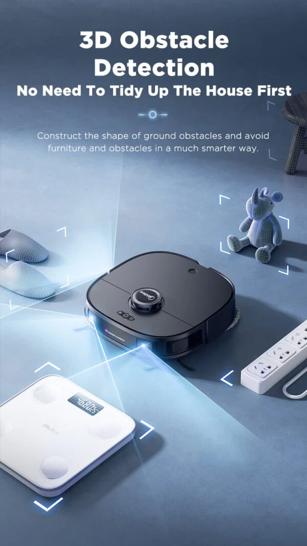 Midea V12 Robot Vacuum Cleaner & Auto-Clean Mop - Black || V12BLACKB - Image 6