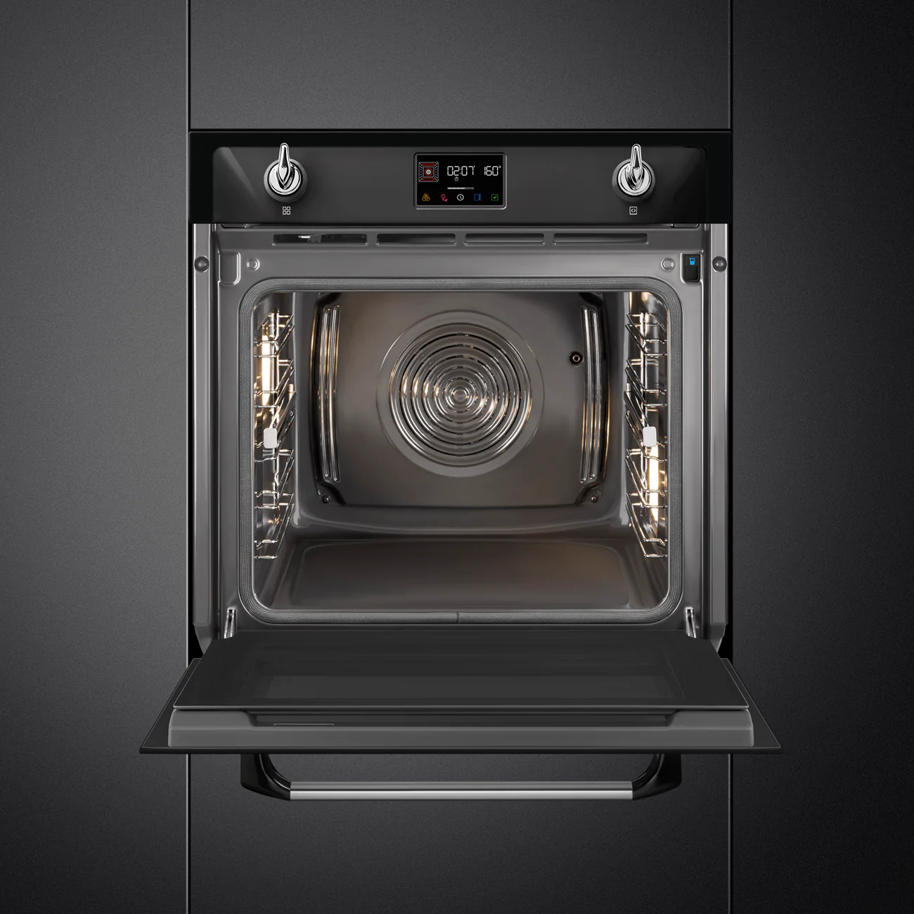 Smeg Victoria 60cm Built-In SteamOne Single Oven, Combi Steam, Pyrolytic - Black | SMG SOP6902S2PN - Image 4