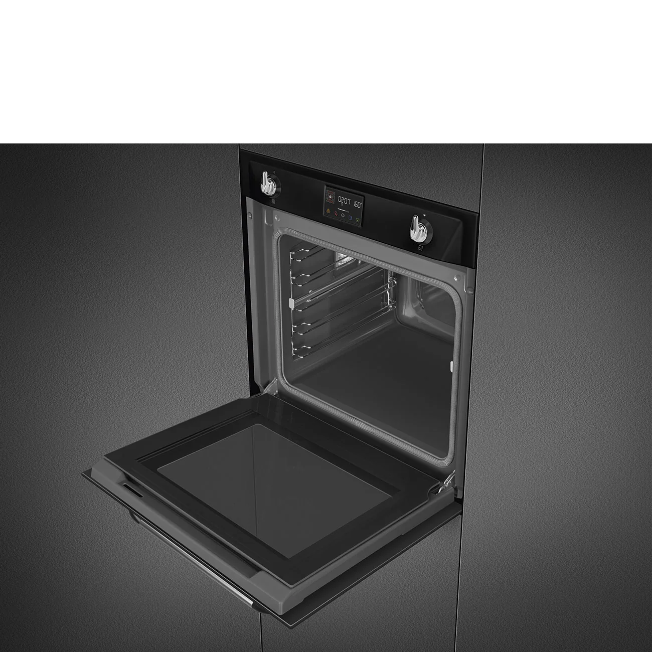 Smeg Victoria 60cm Built-In SteamOne Single Oven, Combi Steam, Pyrolytic - Black | SMG SOP6902S2PN - Image 5