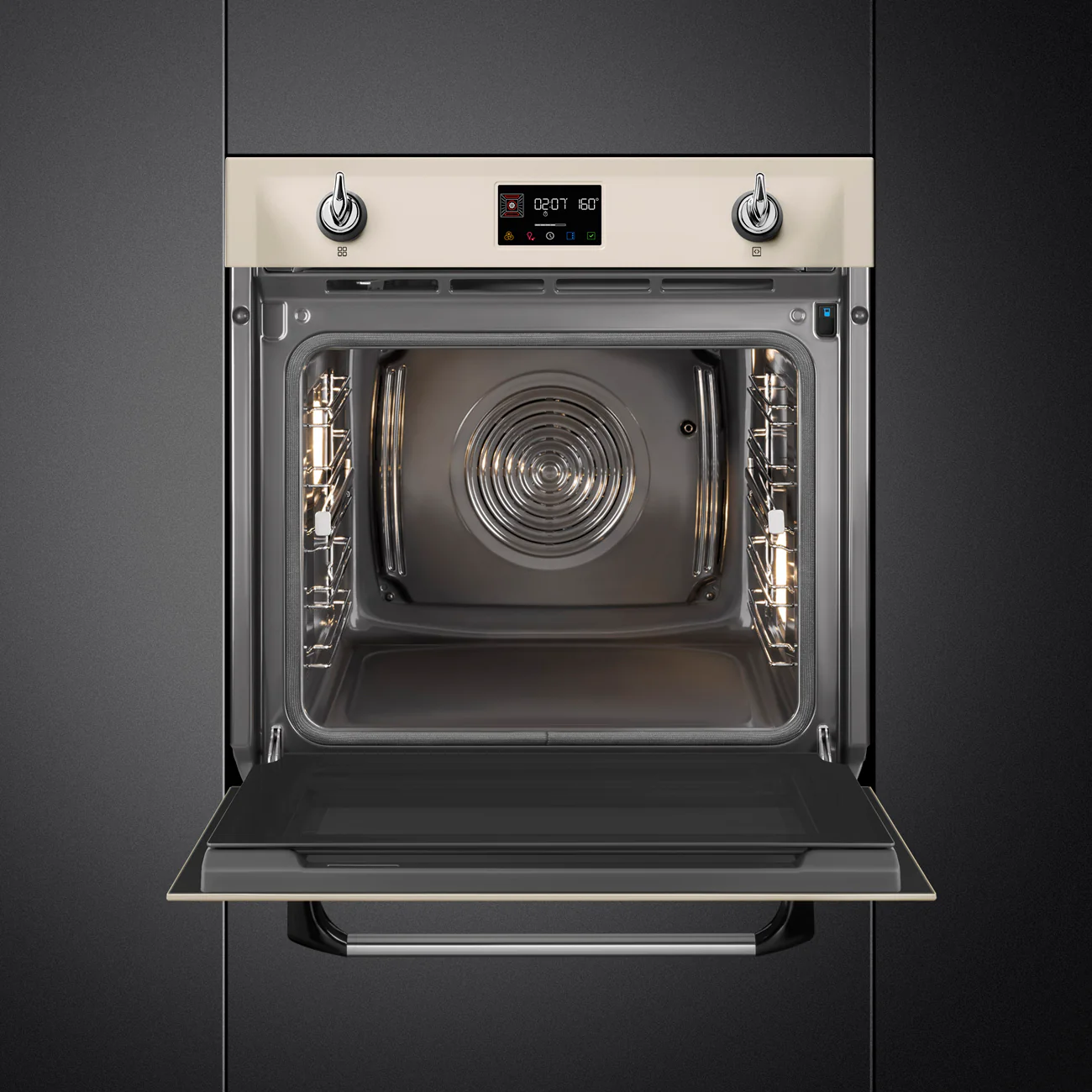 Smeg Victoria 60cm Built-In SteamOne Single Oven, Combi Steam, Pyrolytic - Cream | SMG SOP6902S2PP - Image 6