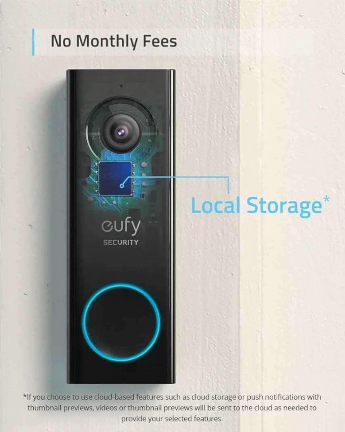 Eufy Video Doorbell S220 with Homebase2 (2k)- Black+White | E82101W4 - Image 3