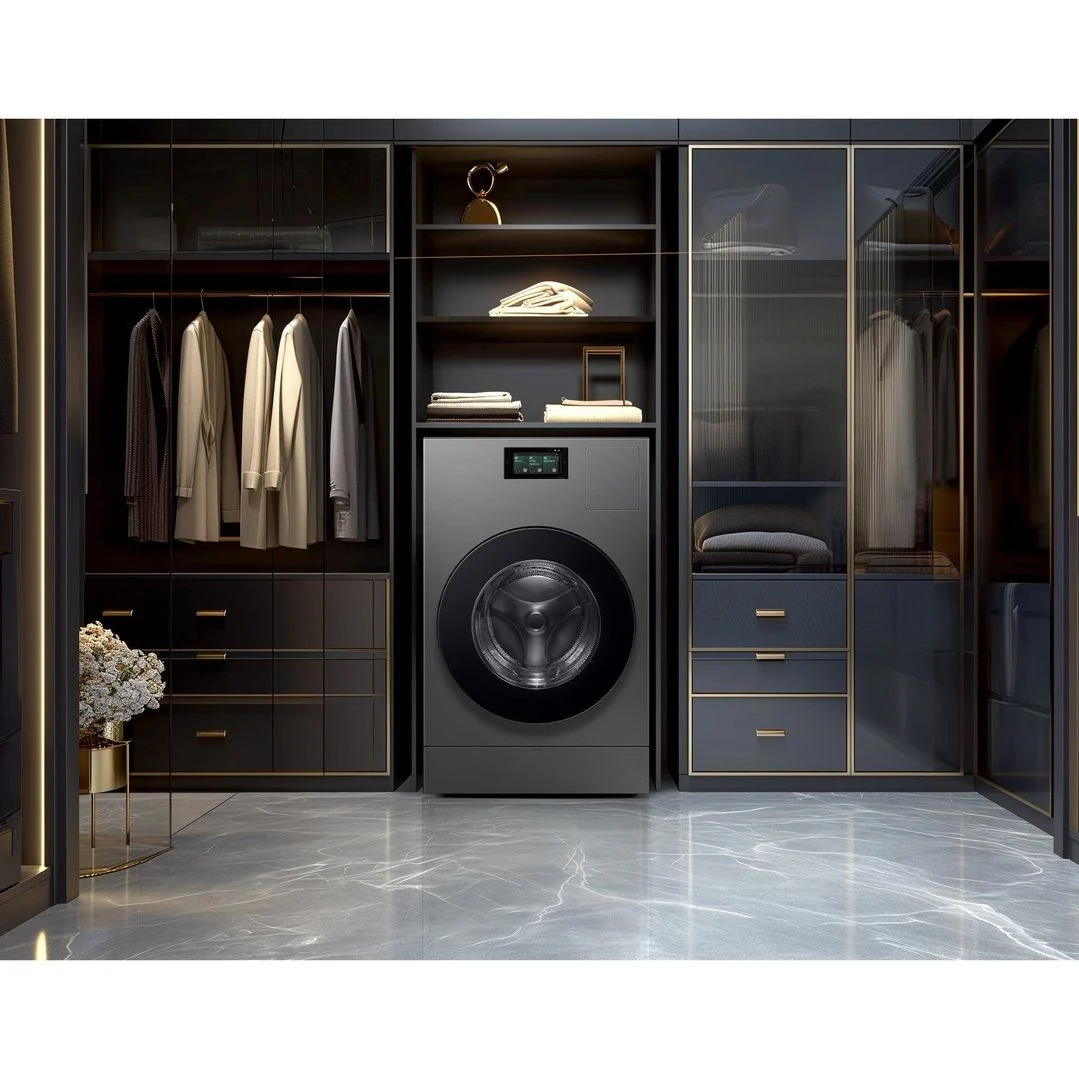 *OPEN BOX* Samsung Bespoke All-in-One 18kg/11kg Heat Washer Dryer - Graphite | WD18DB8995BZT1 - Image 4