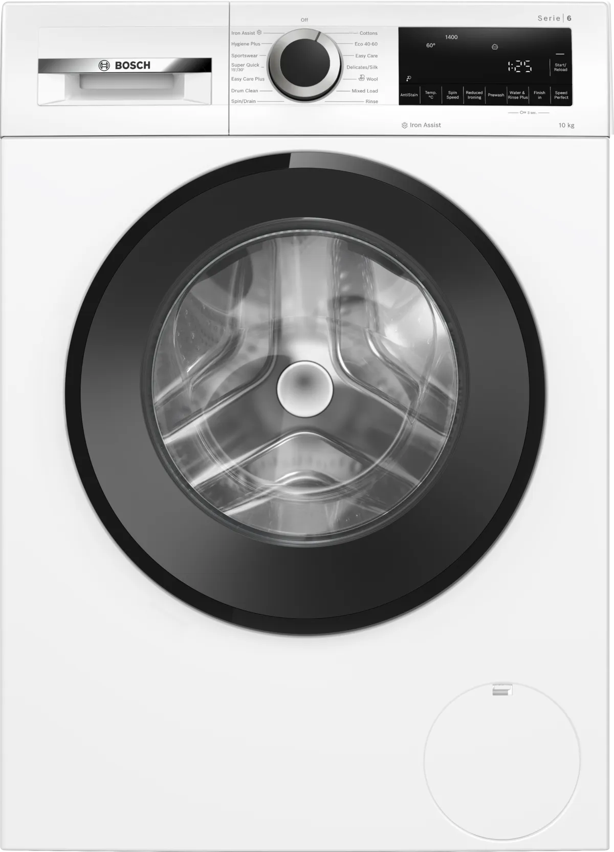 Bosch Series 6 Washing Machine Front Loader 10 kg 1400 rpm - White | WGG254Z1GB - Image 2
