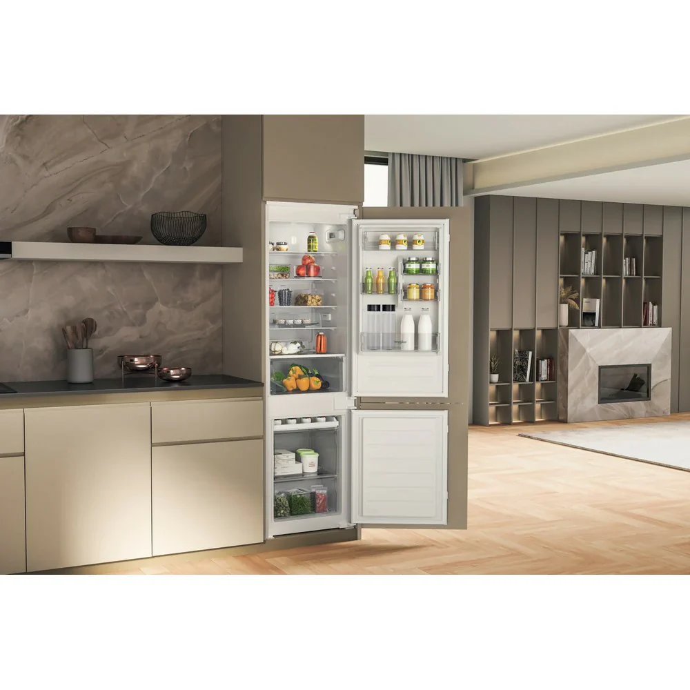 Whirlpool Built-in Low Frost Fridge Freezer - White - 70/80 Split | WHC18D041A1 - Image 3
