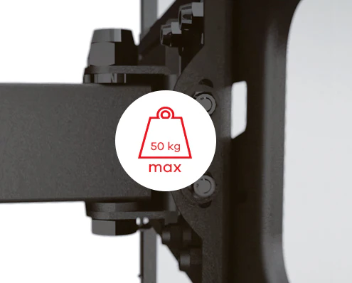 OneForAll Full-Motion TV Wall Mount - up to 50kg for 32"-65" TVs | WM4452 - Image 3