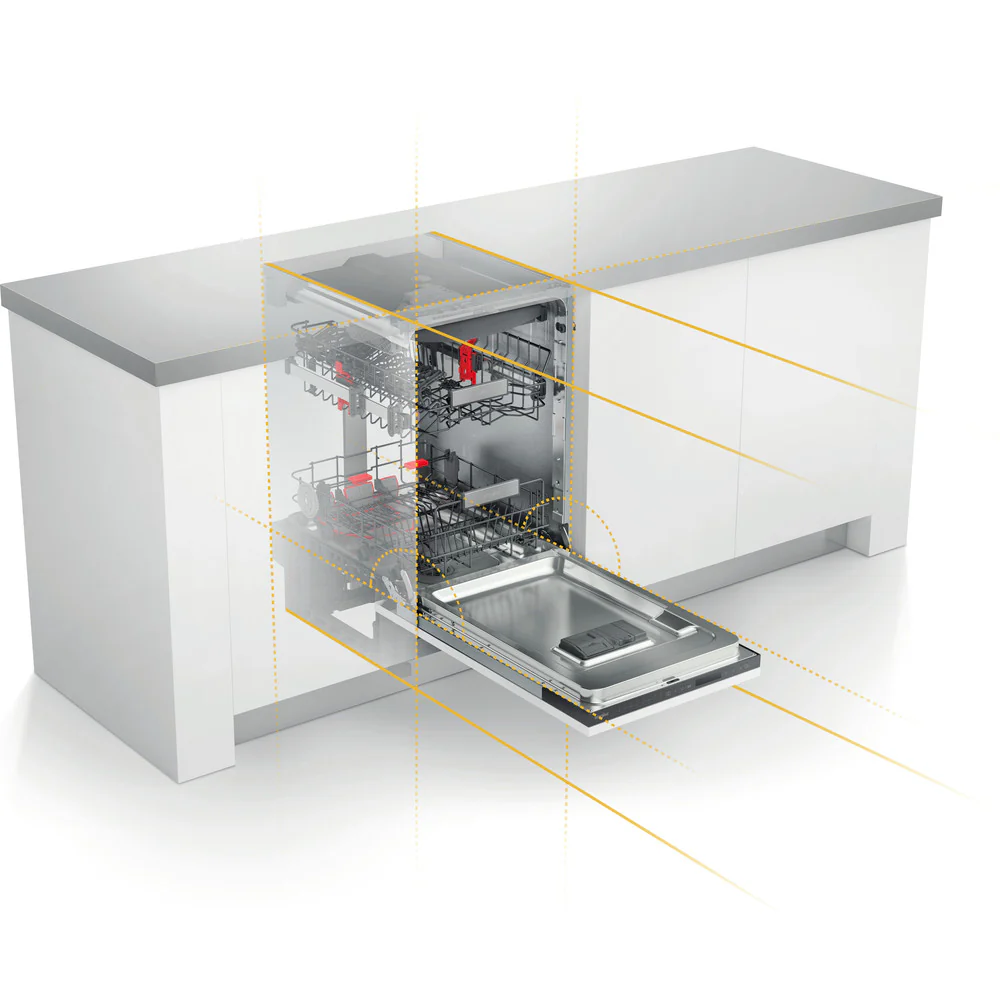 Whirlpool Integrated 45cm Slimline 10 Place Setting Dishwasher - White || WSIC3M27CUKN - Image 5