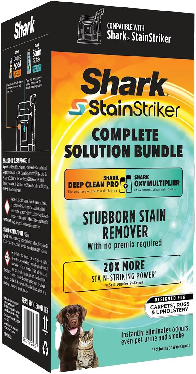 Shark StainStriker & CarpetXpert Formula Bundle 946ml/474ml | XSKCHMBNDLUKT - Image 3